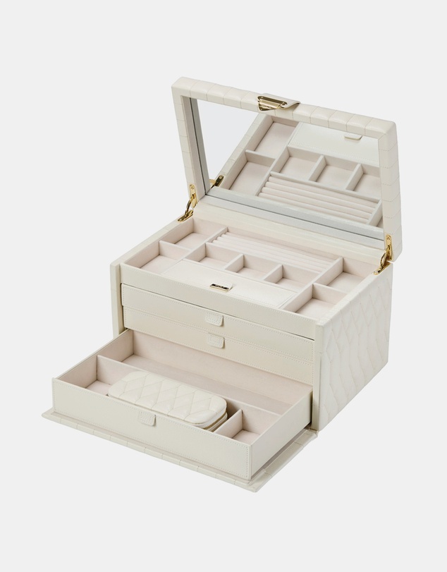 Wolf - WOLF Lauren Large jewellery Box Ivory