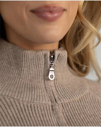 Leelo Active - Knit Quarter Zip Jumper