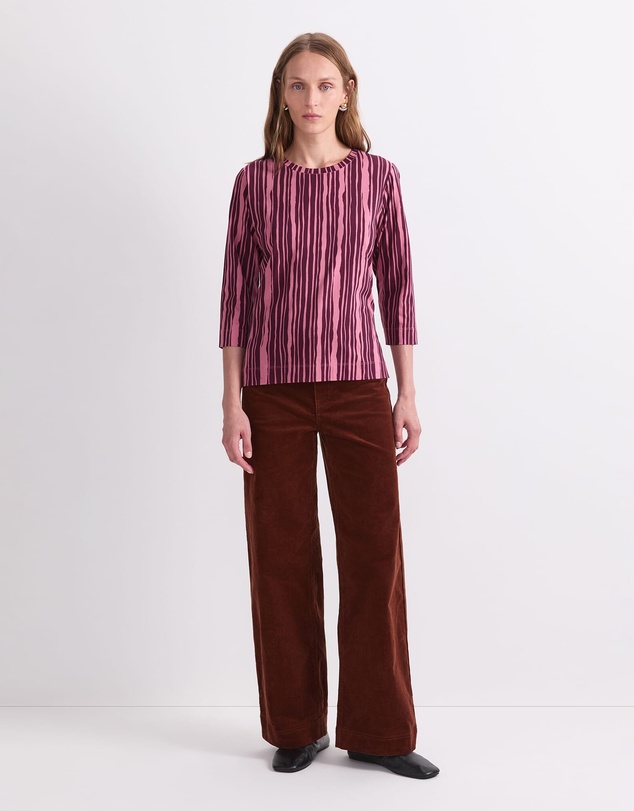 Sportscraft - Stripe Print Mercerised Tee