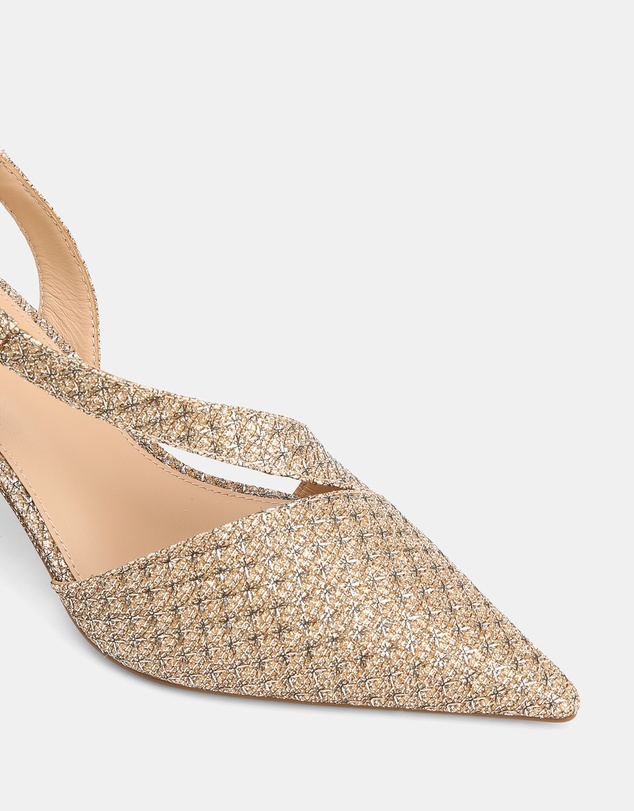 Wittner - Lannie Metallic Lurex Slingbacks