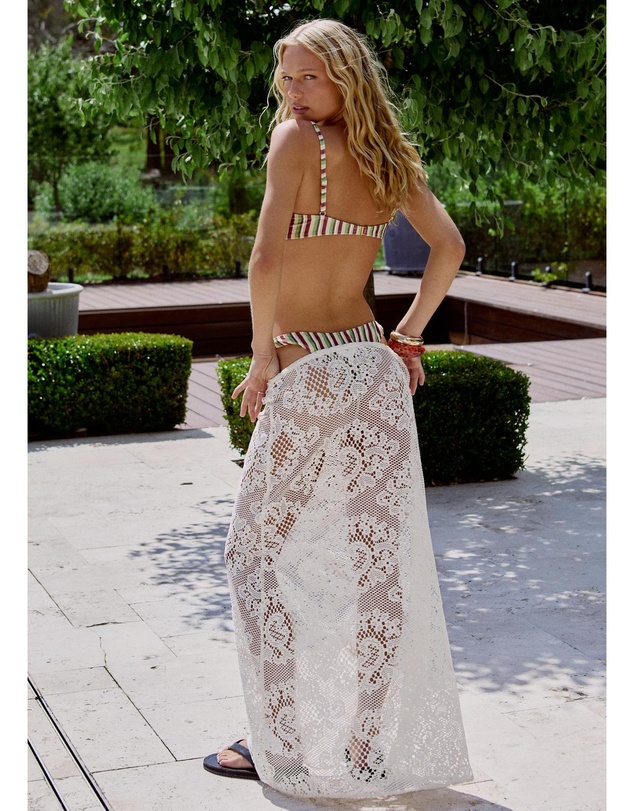 Subtitled - Riza Lace Maxi Skirt