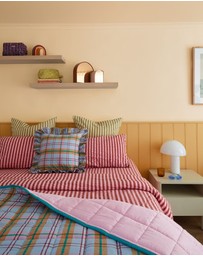 Mosey Me - Confetti Plaid Quilted Throw