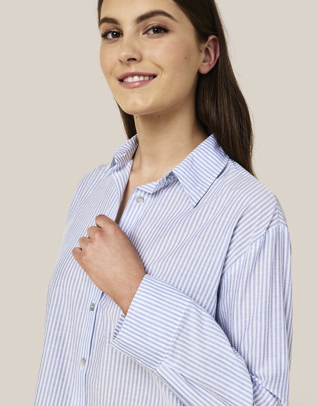 Papinelle - Selina Stripe Boyfriend Shirt