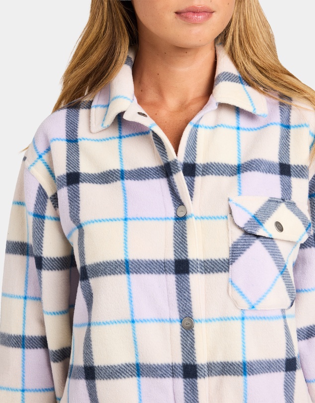 Quiksilver - Womens Camp Queen Polar Fleece Long Sleeve Shirt