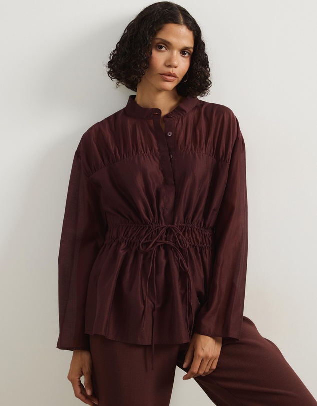 Atmos&Here - Liliora Tie Waist Top