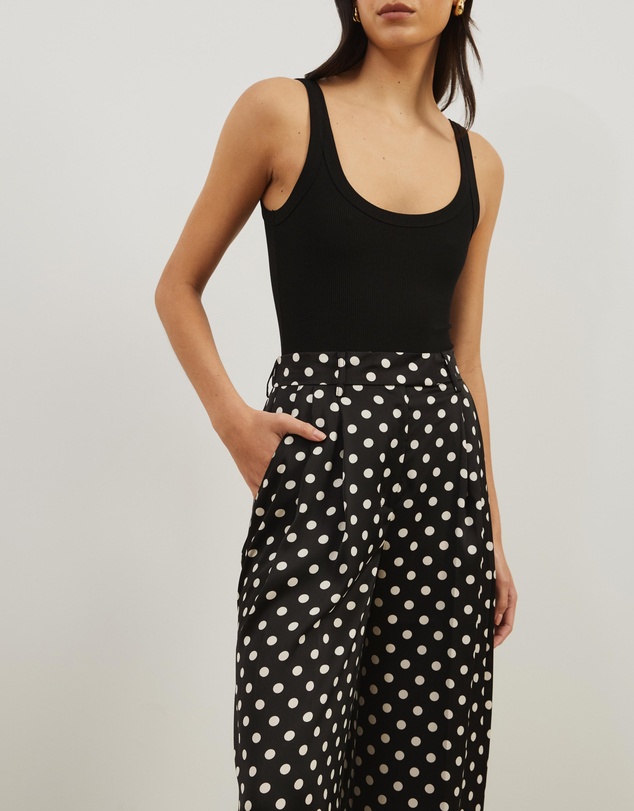 Atmos&Here - Fiona Polka Dot Tailored Trousers