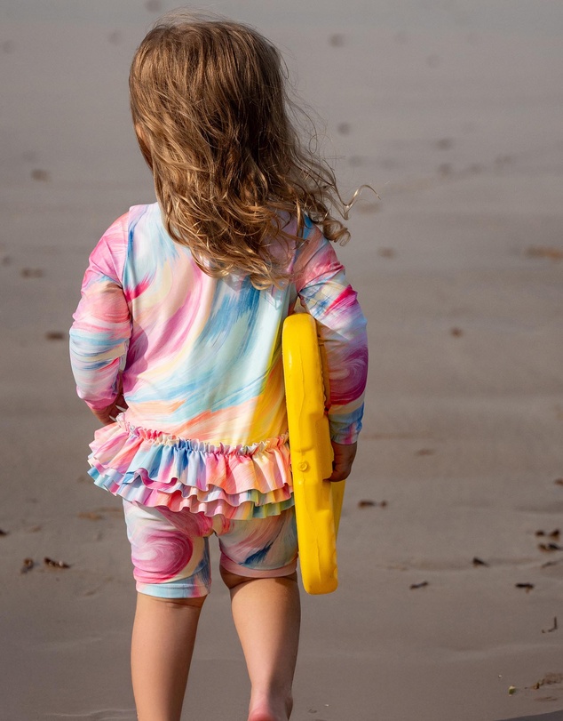 Minihaha - Cali Print LS Rash Suit - Babies-Kids