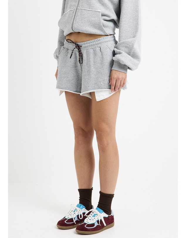 Subtitled - Brie Cropped Fleece Shorts