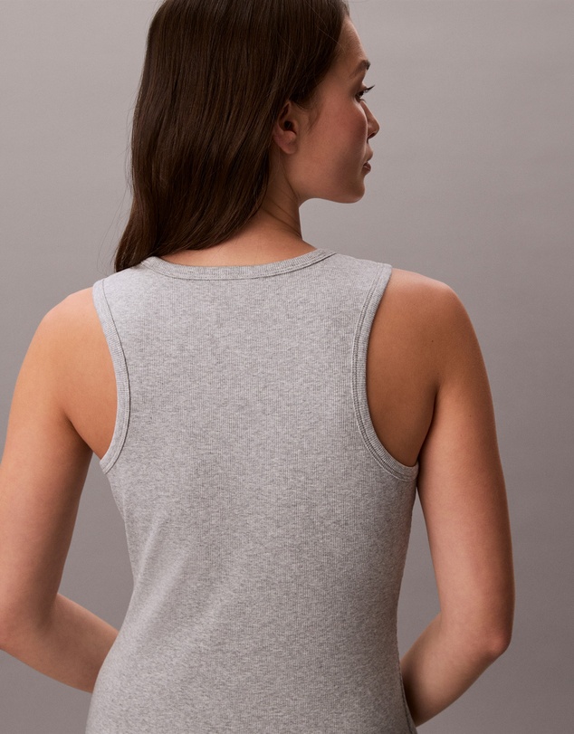 Calvin Klein Jeans - Monogram Rib Midi Tank Dress