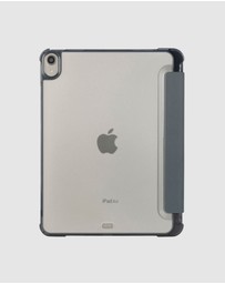 Tucano - Tucano Satin Folio Case Dark Blue for iPad Air 11 Inch M3 M2 2024 with Pencil Holder and Stand