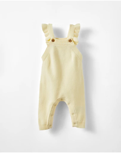Cotton On Kids - Baby Organic Blend Knit Dungaree