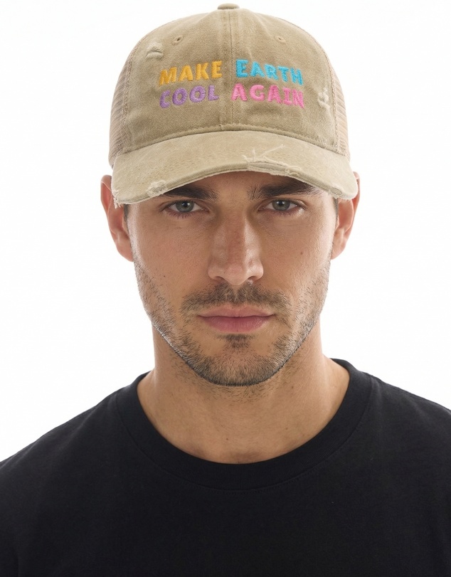 THE TALES - Make Earth Cool Again Destroyed Trucker Cap