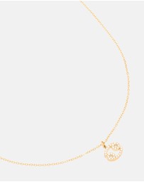 Lovisa - Waterproof Gold Plated Stainless Steel Cubic Zirconia Cancer Zodiac Sign Necklace