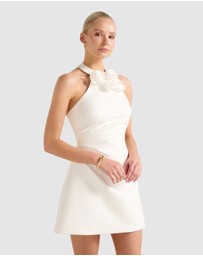 Forever New - Anika Flower Halter Neck Mini Dress