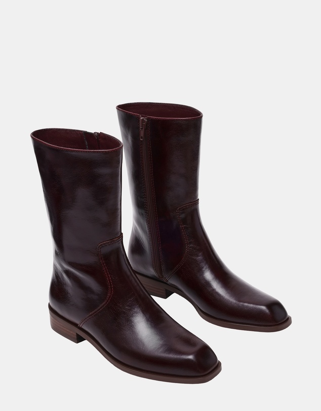 Steve Madden - Bretton Brown Leather Boots
