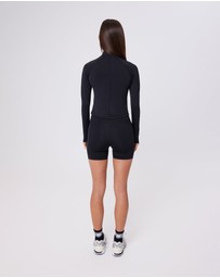 Upstate - Contour+ Zip Through - Black