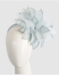 Max Alexander - Modern Flower Blue Racing Fascinator