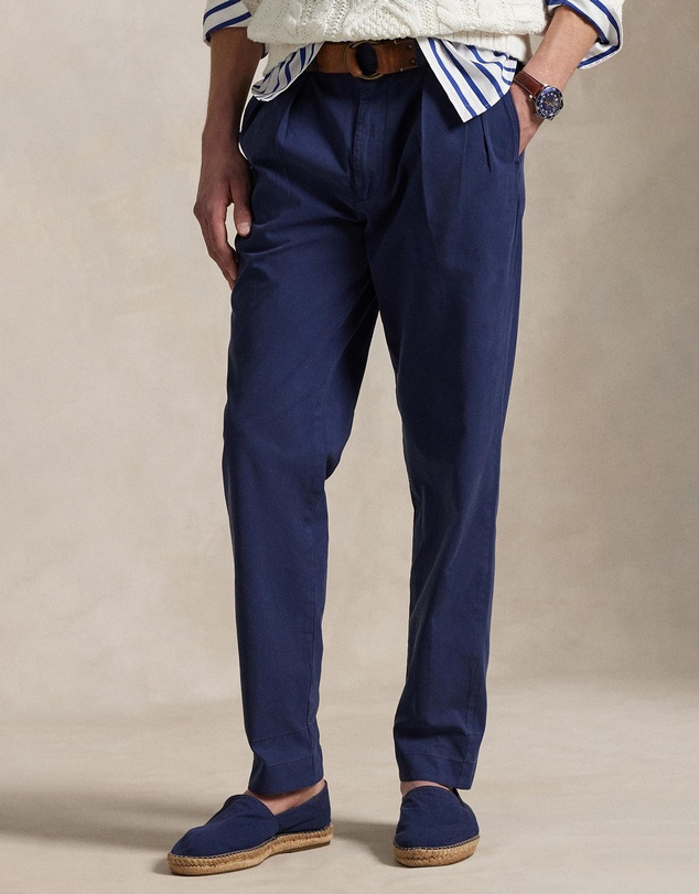 Polo Ralph Lauren - Slim Tapered Fit Pleated Twill Pants