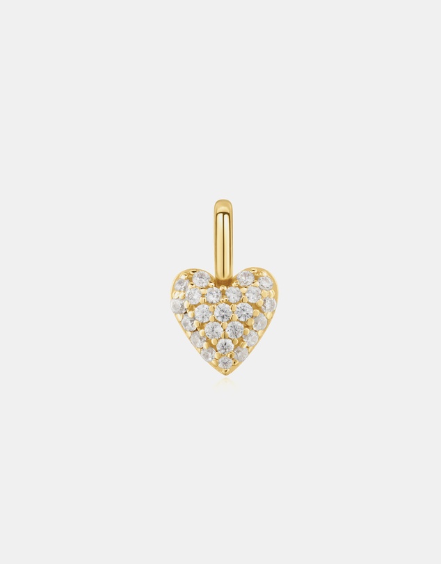 Ania Haie - Gold Heart Pave Charm