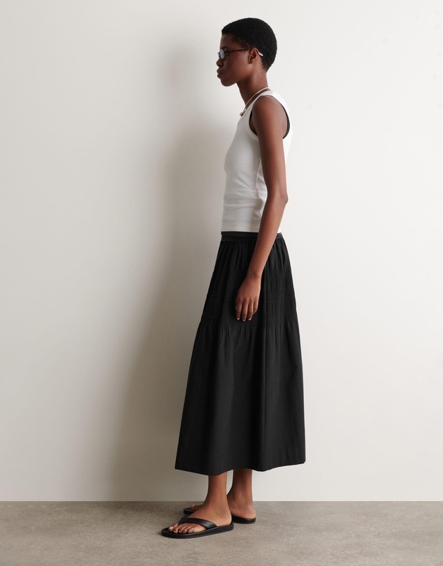 COS - Tiered Gathered Midi Skirt