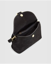 Evity - Iris Suede Leather Shoulder Bag