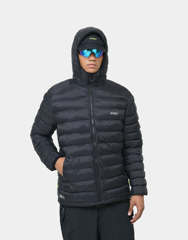 PYRA - SUMMIT PUFFER JACKET - BLACK