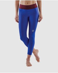 SKINS - SKINS Compression Series-3 Women's Long Tights Dazzling Blue Activewear