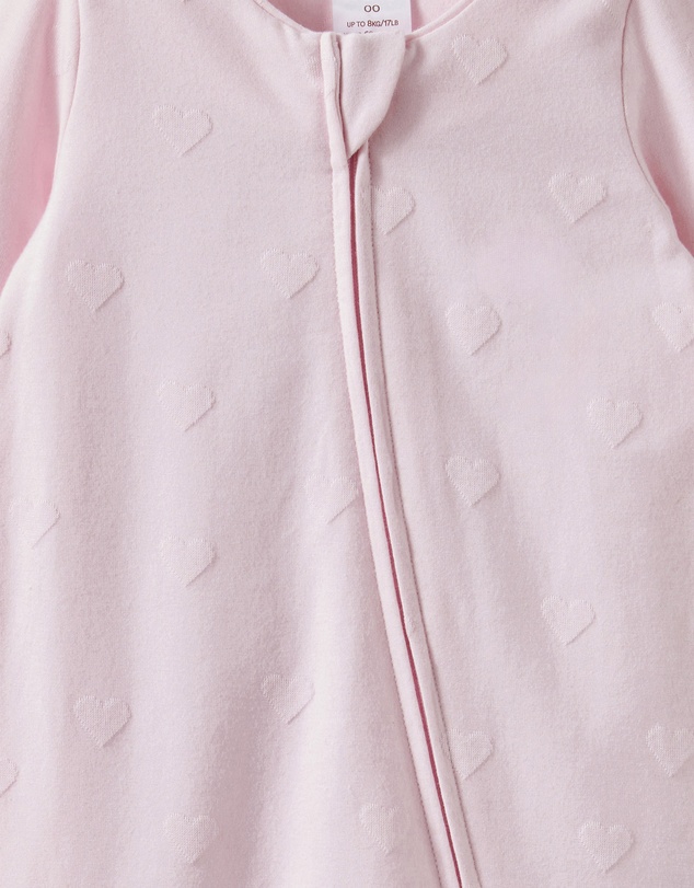 Cotton On Kids - Growie Long Sleeve Zip Romper