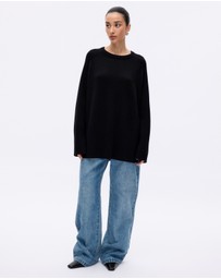 Minima Esenciales - Emi Oversized Wool Cashmere Blend Knit