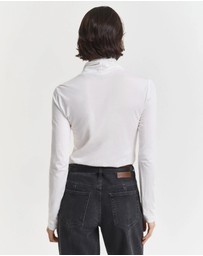 Gant - Lightweight Cotton Turtleneck Top