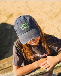 Skwosh - Kids Yeah Nah Cotton Cap in Navy