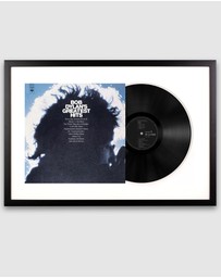 iWorld - Framed Bob Dylan Greatest Hits Vinyl Album Art