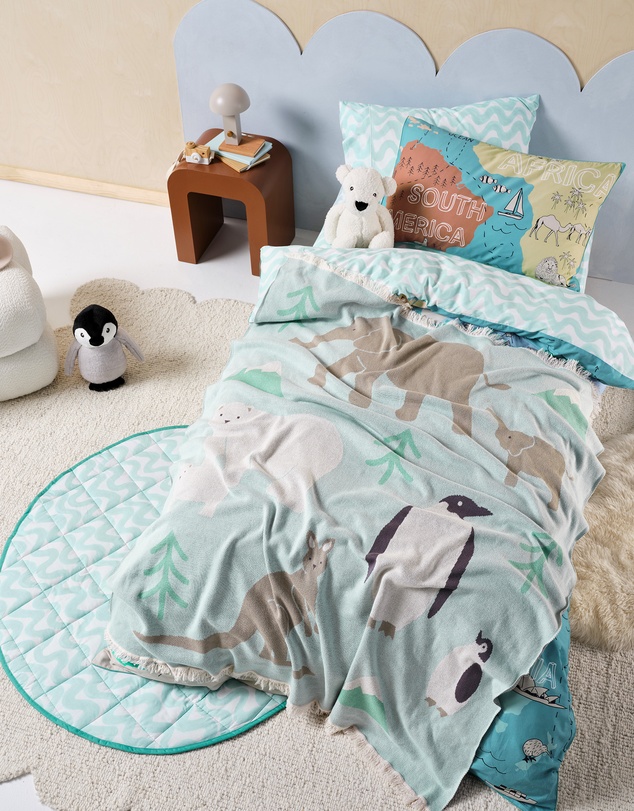 Linen House Kids - Atlas Blanket