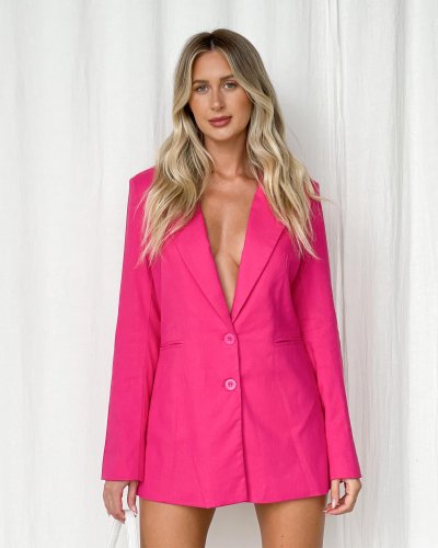 Better Suited Linen Blend Blazer