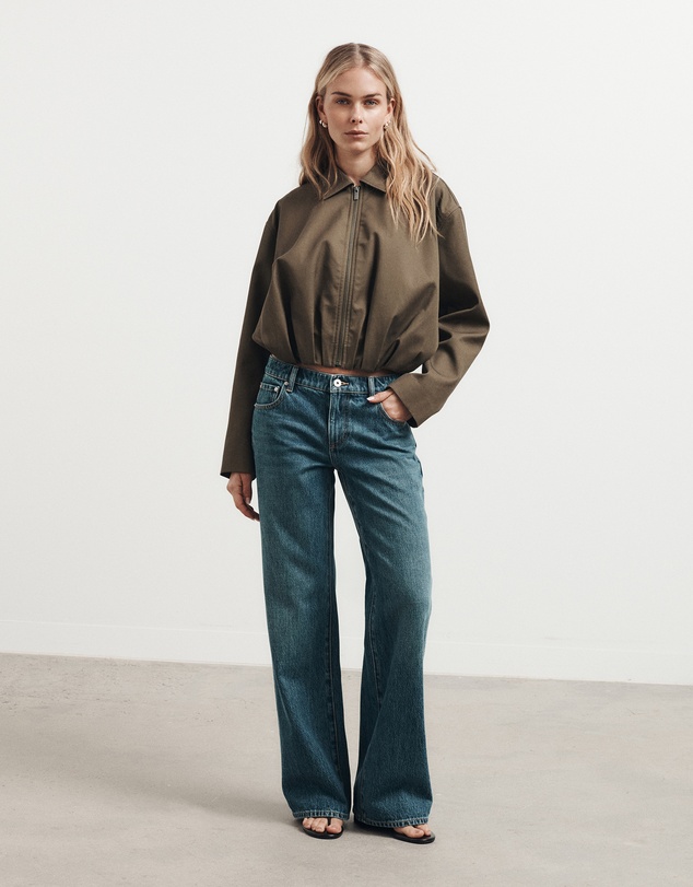 Witchery - Gathered Hem Bomber Jacket