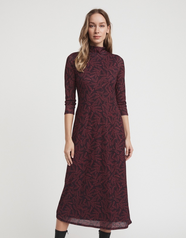 Witchery - Leaf Dot Mesh Dress