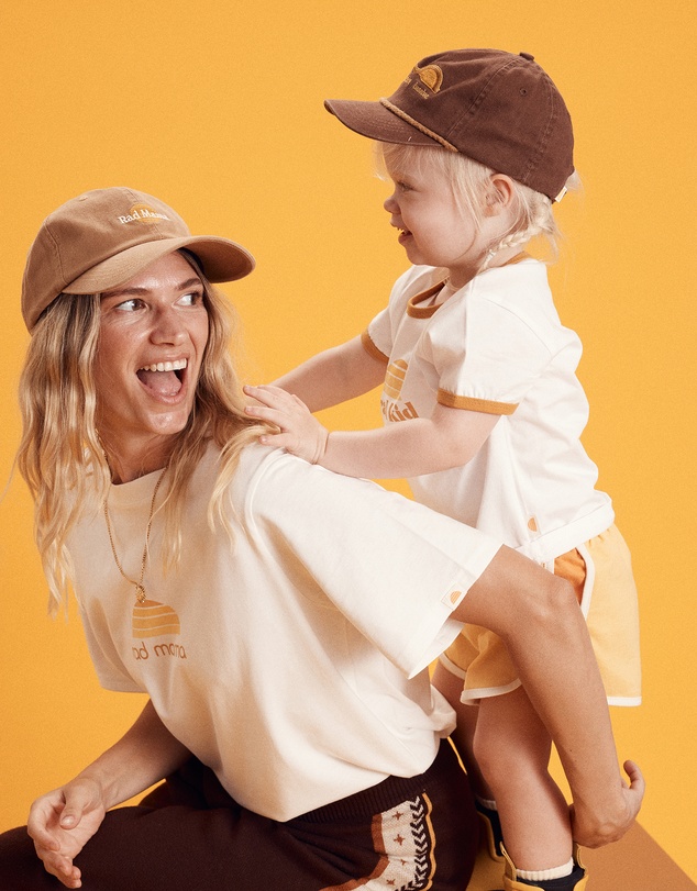 Banabae - Rad Mama Classic Organic Cotton Longline Tee - Natural