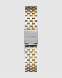 Rosefield - Boxelle Black Gold Silver Duotone Bracelet Watch