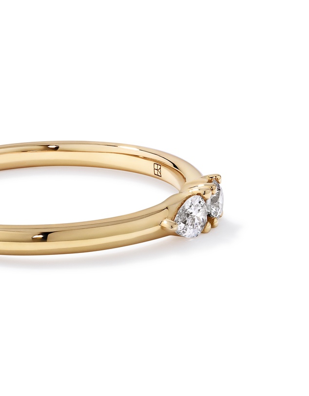 Michael Hill - 0.15TW Lab Diamond Stacker Ring in 10kt Gold
