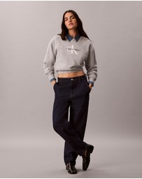 Calvin Klein Jeans - Monologo French Terry Relaxed Sweatshirt