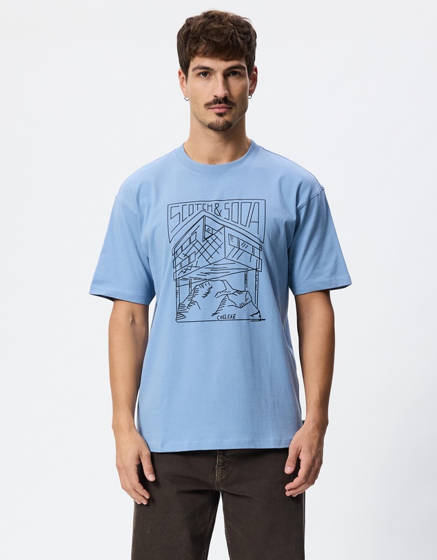 Scotch & Soda - Relaxed Fit Logo T-Shirt