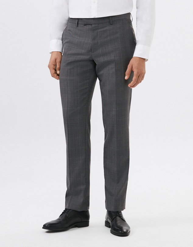 Van Heusen - Wool Check Suit Pant