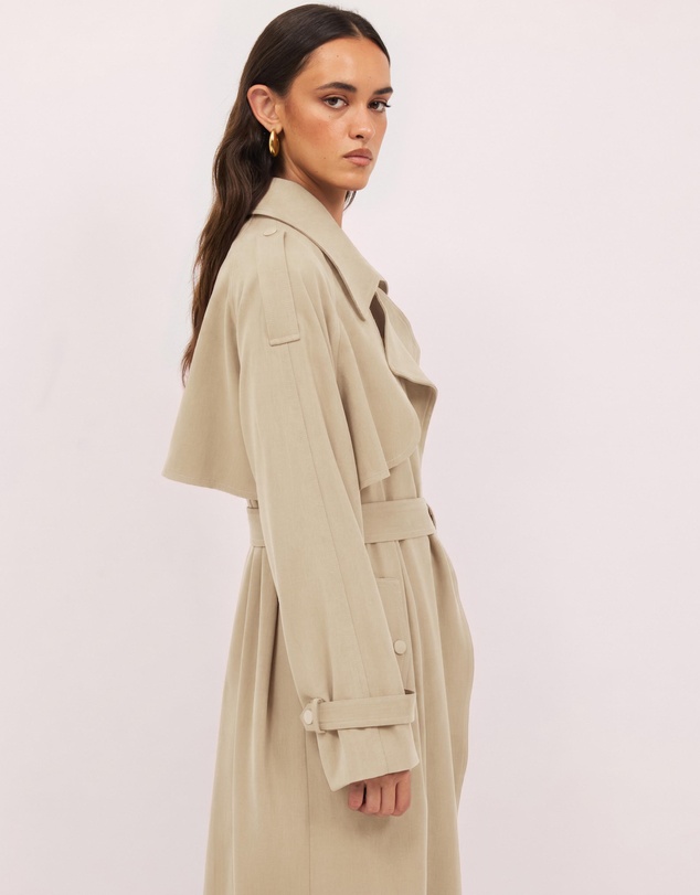 Calli - Karise Relaxed Trench Coat