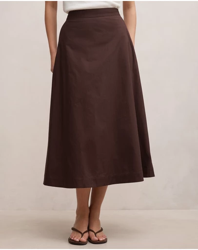 Forever New - Chrissy Cotton Midi Skirt