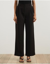 Atmos&Here - Eve Tailored Straight Leg Pants