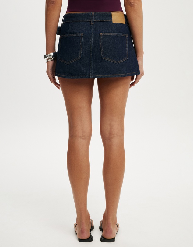 Cotton On - Pleated Micro Wrap Skirt