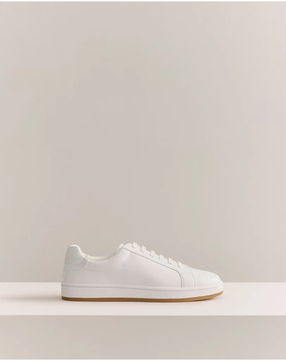 Trenery - Woodhead Leather Sneaker in White