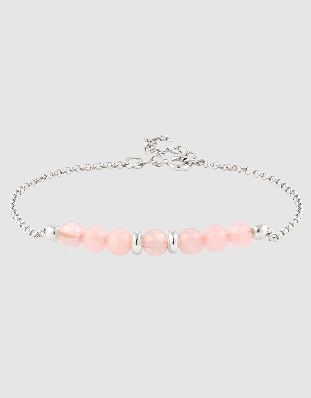 Elli Jewelry - Bracelet Quartz Beads 925 Sterling Silver