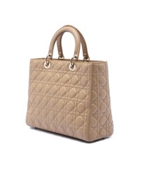 Pre-Loved by Azura Reborn - Pre-Loved Large Lambskin Cannage Lady Dior