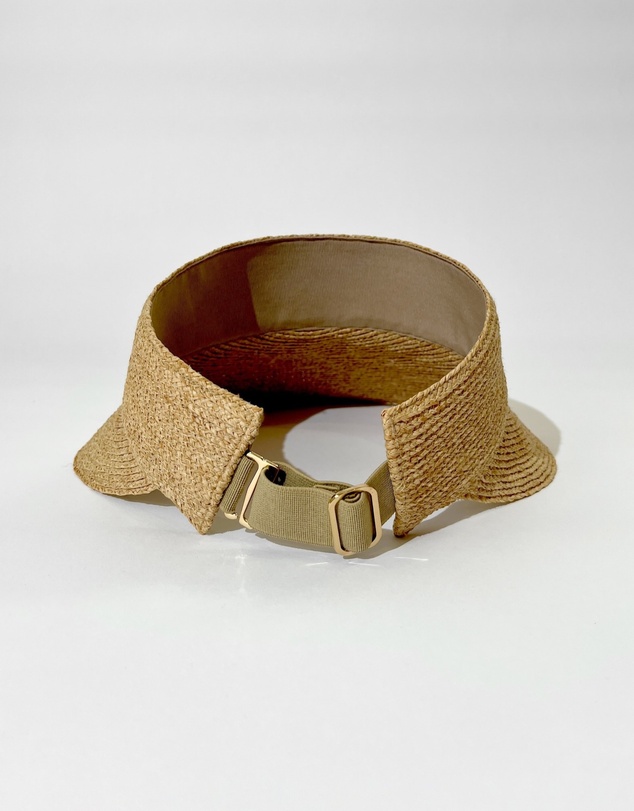 UNE PIECE - Madagascan Raffia Sun Visor